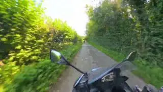 Father and Son Motorcycle Ride 🏍️ West Cumbria Country Lanes POV