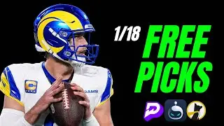 12-1 RUN, Best NFL Bets, Player Prop Picks, Parlays, Predictions FREE Today Sunday January 18th