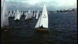 Vintage sailing footage from the 1950s
