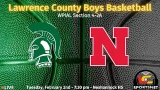 Laurel Spartans vs. Neshannock Lancers - Boys Basketball - WPIAL Sec. 4-2A - Feb. 3, 2026