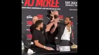 Patricio Pitbull AJ McKee press conference bellator 263