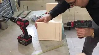 Vaso rettangolare in legno
