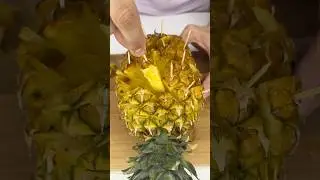 Ты всю жизнь неправильно ел ананас, срочно сохраняй лайфхак🤤 #камбаров #рецепт #вкуснопросто #food