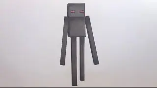 How To Draw Enderman From Minecraft Step By Step In 6 Minutes EASY!