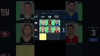 Immaculate Grid NFL 76