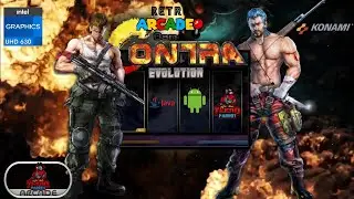 Contra Evolutio HD Arcade Android Java Emulation (no graphics card, Intel Integrated UHD 630)