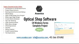 Create an Optical Shop Management System in C# | Windows Forms + SQLite Full Tutorial