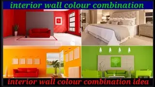 Home interior wall colour combination idea 2022 // Modern wall print colour design idea 🏠🏡❤️
