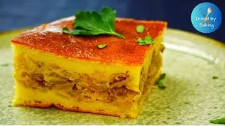 Easy and tasty cabbage pie recipe | Vegetarian recipe
