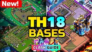 New! TH18 Progress Base and Showcase Base with Link! COC TH18 Funny Troll Base 2025 [Walls-only]