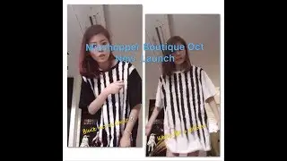 Misshopper Boutique Oct New funny show, choose Black or White