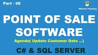 How to Update Customer Data From DataGridView Point Of Sale in C# Part 8