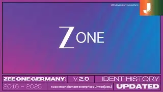 [UPDATED] Zee One(Germany) | Channel Idents History (2016-2025) #jjprod