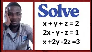 2 Amazing Methods of Solving 3-variable Simultaneous Linear Equations