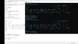 telegram welcome cmd prompt art ascii figlet