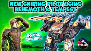 NEW SNIPER LEGENDARY PILOT - Is It Worth It? - BEHEMOTH TEMPEST Gameplay - War Robots MK2 WR