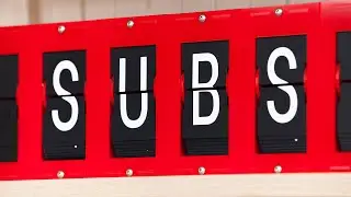 Split-Flap Subscriber Counter