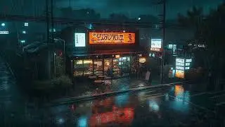 Midnight Caf&eacute; in Tokyo 📼 Vintage Lofi for Quiet Nights ☔