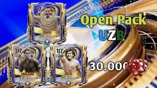 Fc mobile open pack🔥 (117ovr tushdi😱)