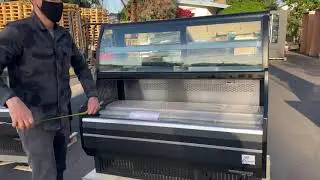 62 inches Combination Sandwich Salad Prep Refrigerator Over Refrigerated Self-Serve Merchandiser
