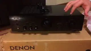 Видеообзор на Стереоусилитель Denon PMA-720AE, черный (Код товара: 108520)