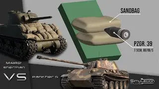 Sandbags Add-on Armour | M4A2 Sherman Armour Piercing Simulation