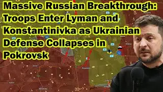Massive Russian Breakthrough: Troops Enter Lyman and Konstantinivka as UA Force Collapses in Pokrosk