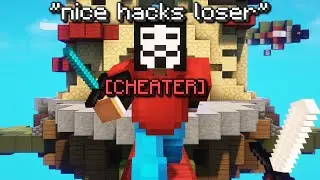 Cheaters Hackusated Me in a 12v4... (Hypixel Bedwars)