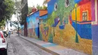 Walking in Ajijic  Village at Lake Chapala