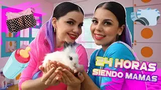 24 Horas Siendo Mamas de un Conejo / Gaby y Gilda