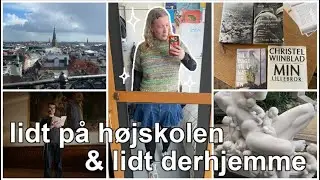 en uge i mit liv - løb, strik, hækling, bøger, mm.