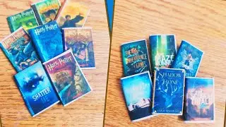 Super Easy Miniature Book Making 📚 | Realistic Mini Books DIY (Quick & Simple Tutorial)