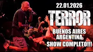 TERROR ▶ HARDCORE [SHOW COMPLETO] - 22.01.2026 - BUENOS AIRES - ARGENTINA.