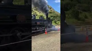 Ab 608 Departing Steam Inc's Yard #foaming #newzealand #trainspotting