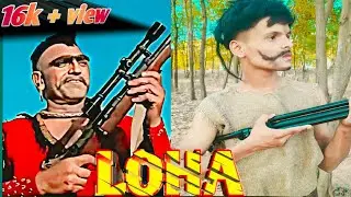 Loha movie ka best action scene ! AmrishPuri ka old dialogue !! #diljale movie #video  #2024 ka best