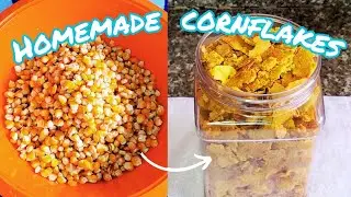 2 ways to make HOMEMADE CRISPY CORNFLAKES that you will enjoy | Breakfast cereal easy and quick