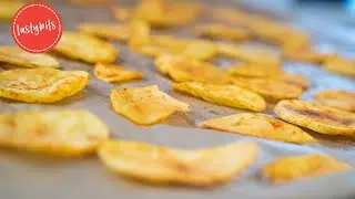 Картофельные чипсы БЕЗ жира - так они становятся хрустящими и рассыпчатыми!