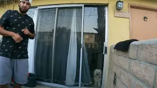 How to open glass door without a key