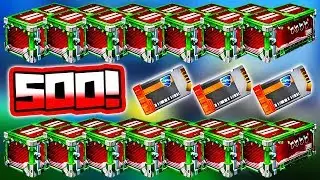 500 SECRET SANTA CRATE FARMING!! ( Rocket League Frosty Fest Trading )