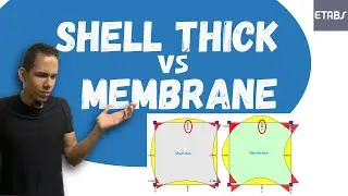 Diferencia entre Shell Thin, Shell Thick, Membrane & Layered | ETABS