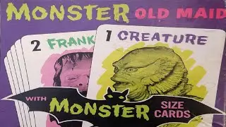 Board Game Archaeology #26 MONSTER Old Maid (1964) by Milton Bradley #gameplay #cardgame #monsters