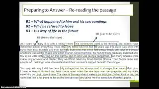iGCSE English Revision: Extended Paper Question One