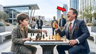 ILL GIVE YOU $100M IF YOU BEAT ME AT CHESS  The Millionaire Laughed But the Poor Boy ShockedEveryone