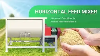 Horizontal Feed Mixer for Efficient Blending | Large-Capacity Mixing Solution