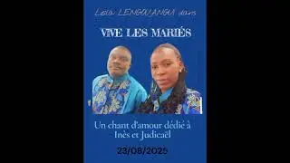 Félicitations à Inès et Judicaël pour votre mariage que le seigneur soit au centre de cet union 