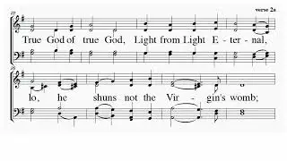 O Come, All Ye Faithful, notated music