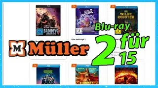 Neue Müller BLURAY 2 für 15 Aktion - Juli 2025