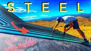 Installing a Metal Roof CORRECTLY. Cabin Entry Cover Build Ep. #7