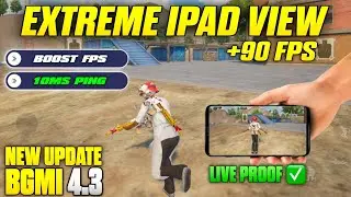 iPad View in Bgmi 4.2 Update 😏 100% Working Live proof 🤯 All Problems Solved....
