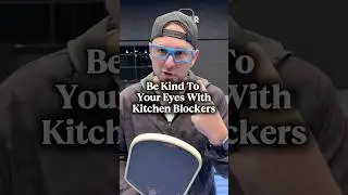 Trying the Kitchen Blockers for Pickleball Eye Safety